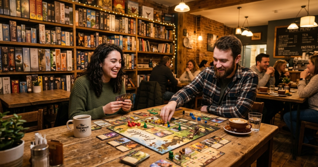 Spela brädspel utan att köpa dem: bibliotek och brädspelscaféer i Sverige